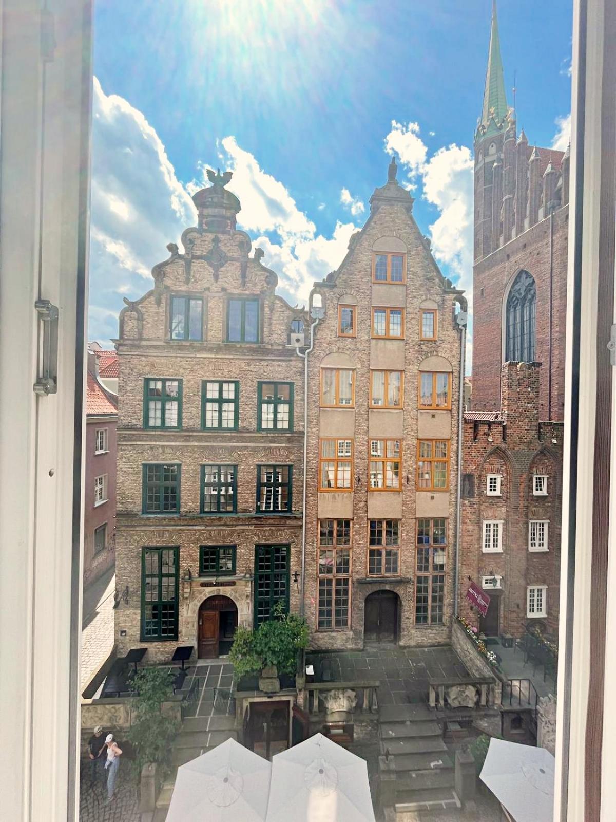 Ferienwohnung Old Town Center Mariacka View Danzig Exterior foto
